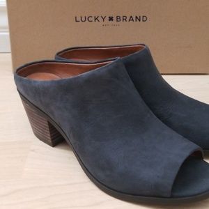 Lucky Brand open toe booties. Size 7.5